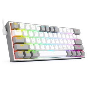 کیبورد گیمینگ مکانیکال با سیم ردراگون مدل  Fizz K617 WG RGB